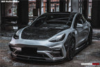 DARWINPRO - TESLA MODEL 3 IMP PERFORMANCE PARTIAL CARBON FIBER FRONT BUMPER