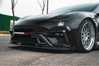 DARWINPRO - TESLA MODEL 3 IMP PERFORMANCE PARTIAL CARBON FIBER FRONT BUMPER