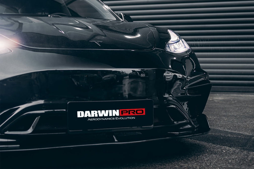 DARWINPRO - TESLA MODEL 3 IMP PERFORMANCE PARTIAL CARBON FIBER FRONT BUMPER