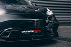 DARWINPRO - TESLA MODEL 3 IMP PERFORMANCE PARTIAL CARBON FIBER FRONT BUMPER