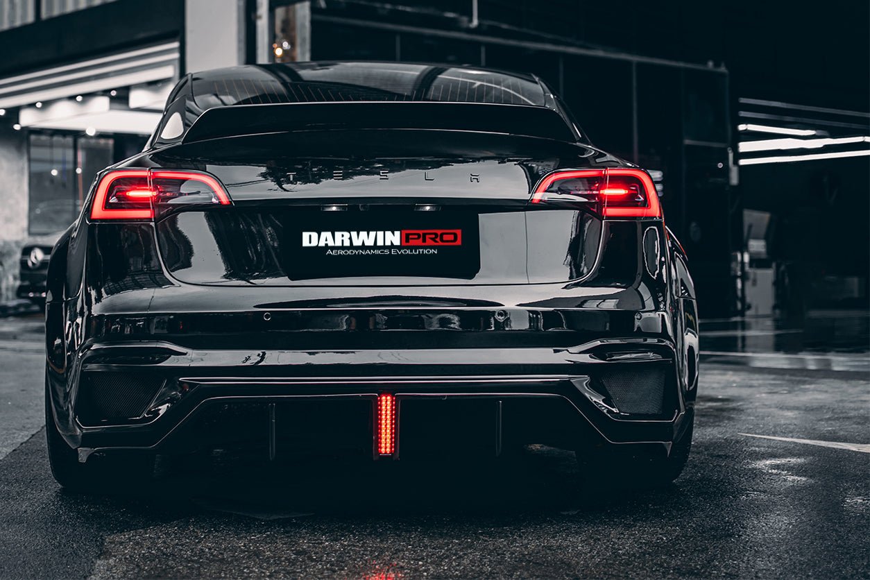 DARWINPRO - TESLA MODEL 3 IMP PERFORMANCE PARTIAL CARBON FIBER REAR BUMPER&nbsp;