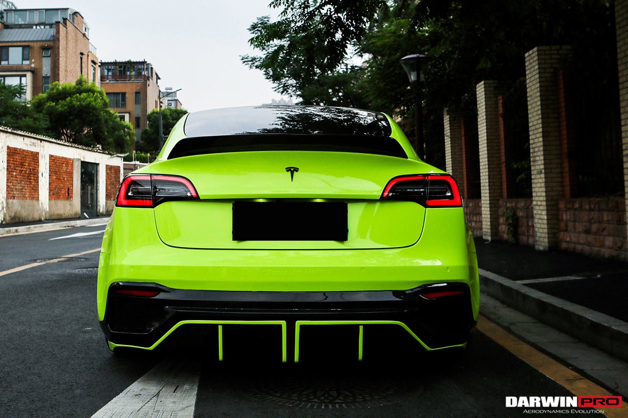 DARWINPRO - TESLA MODEL 3 IMP PERFORMANCE PARTIAL CARBON FIBER REAR BUMPER&nbsp;