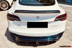 DARWINPRO - TESLA MODEL 3 IMP PERFORMANCE PARTIAL CARBON FIBER REAR BUMPER&nbsp;