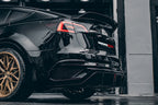 DARWINPRO - TESLA MODEL 3 IMP PERFORMANCE PARTIAL CARBON FIBER REAR BUMPER&nbsp;