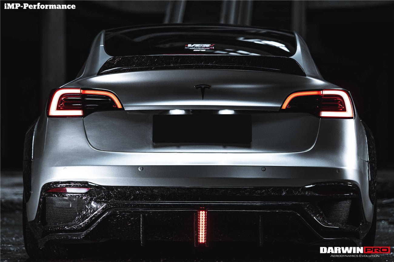 DARWINPRO - TESLA MODEL 3 IMP PERFORMANCE PARTIAL CARBON FIBER REAR BUMPER&nbsp;