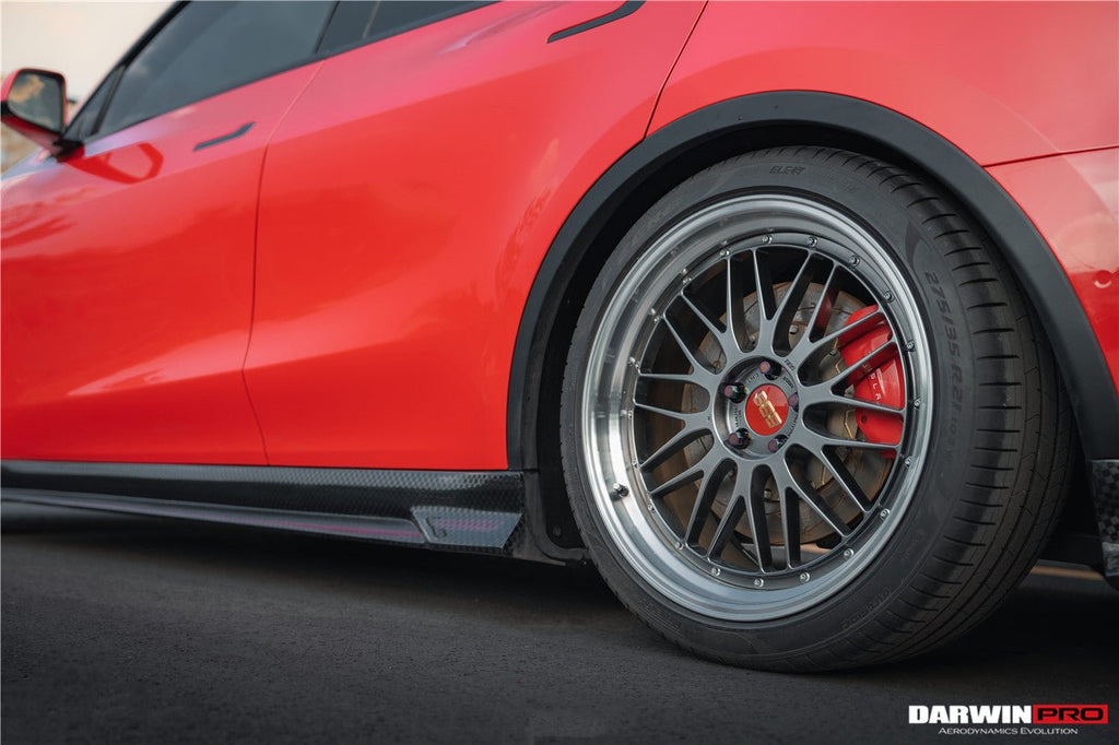 DARWINPRO - TESLA MODEL Y 2020+ IMP PERFORMANCE CARBON FIBER SIDE SKIRTS