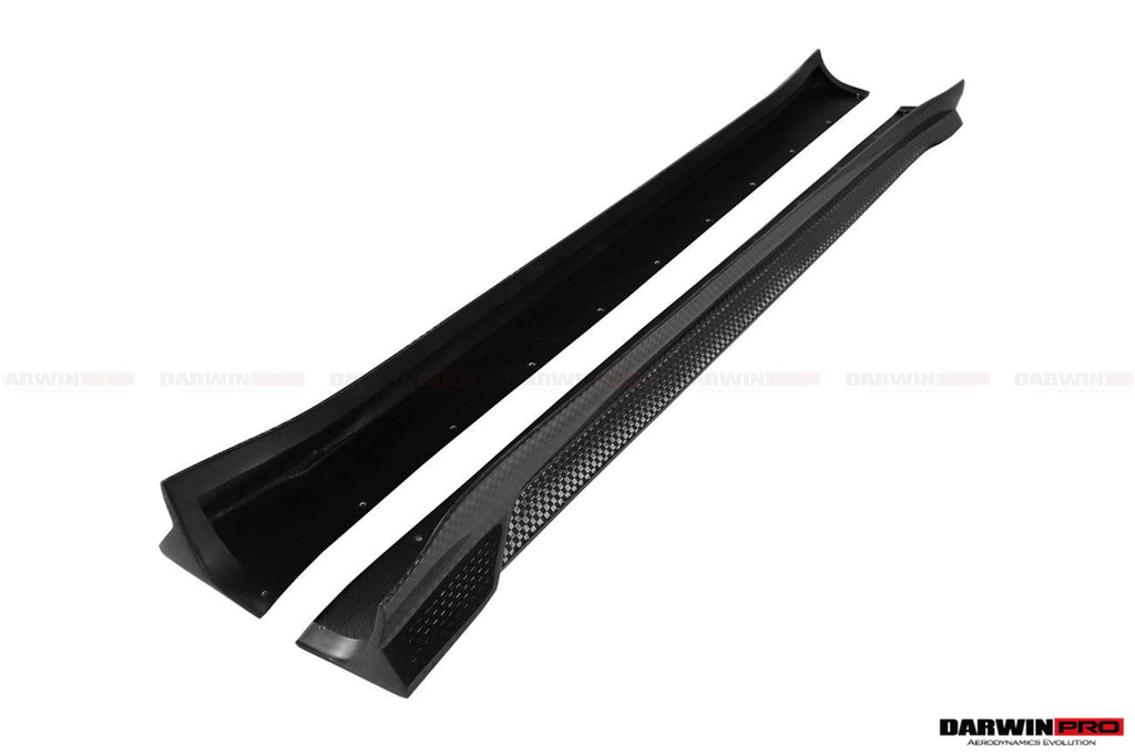 DARWINPRO - TESLA MODEL Y 2020+ IMP PERFORMANCE CARBON FIBER SIDE SKIRTS