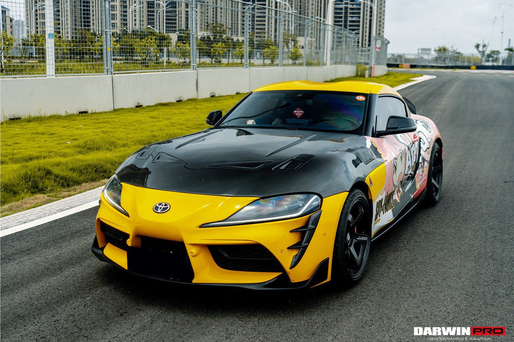 DARWINPRO - TOYOTA GR SUPRA (J29/DB) A90 A91 BKSS STYLE CARBON FIBRE FRONT BUMPER VENTS