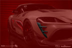 DARWINPRO - TOYOTA GR SUPRA (J29/DB) A90 A91 BKSS STYLE CARBON FIBRE FRONT BUMPER VENTS