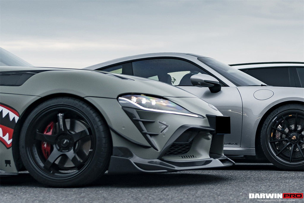 DARWINPRO - TOYOTA GR SUPRA (J29/DB) A90 A91 BKSS STYLE CARBON FIBRE FRONT BUMPER VENTS