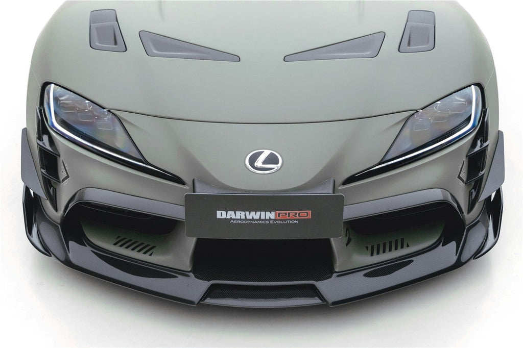 DARWINPRO - TOYOTA GR SUPRA (J29/DB) A90 A91 BKSS STYLE CARBON FIBRE FRONT CANARDS