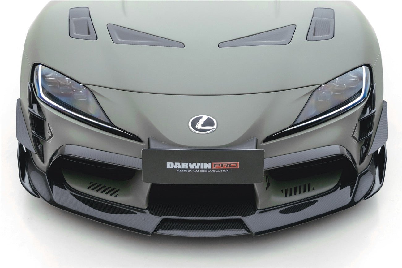 DARWINPRO - TOYOTA GR SUPRA (J29/DB) A90 A91 BKSS STYLE CARBON FIBRE FRONT CANARDS