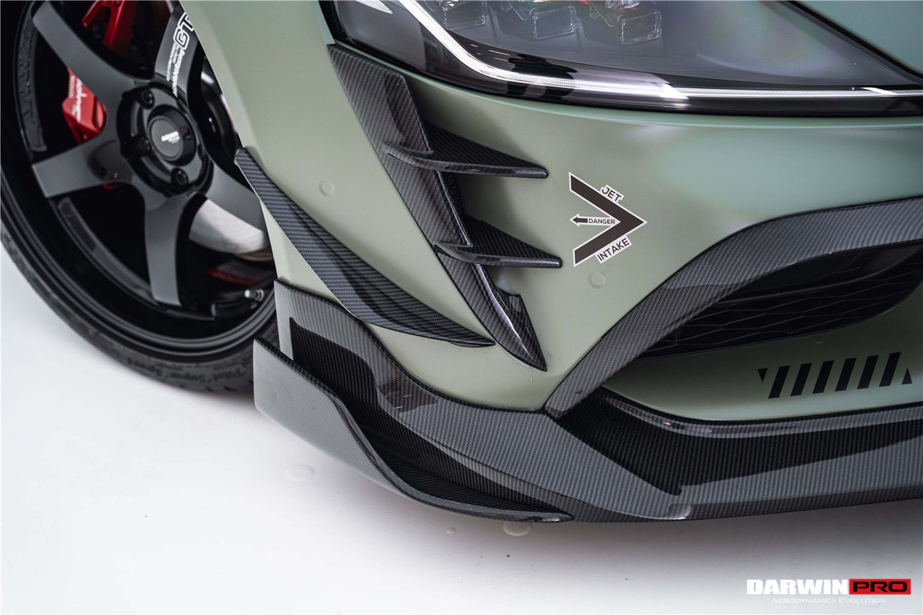 DARWINPRO - TOYOTA GR SUPRA (J29/DB) A90 A91 BKSS STYLE CARBON FIBRE FRONT CANARDS