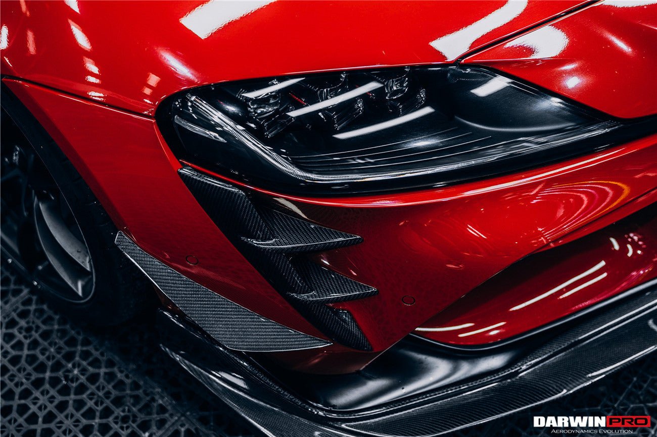 DARWINPRO - TOYOTA GR SUPRA (J29/DB) A90 A91 BKSS STYLE CARBON FIBRE FRONT CANARDS