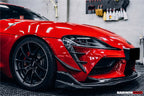 DARWINPRO - TOYOTA GR SUPRA (J29/DB) A90 A91 BKSS STYLE CARBON FIBRE FRONT CANARDS