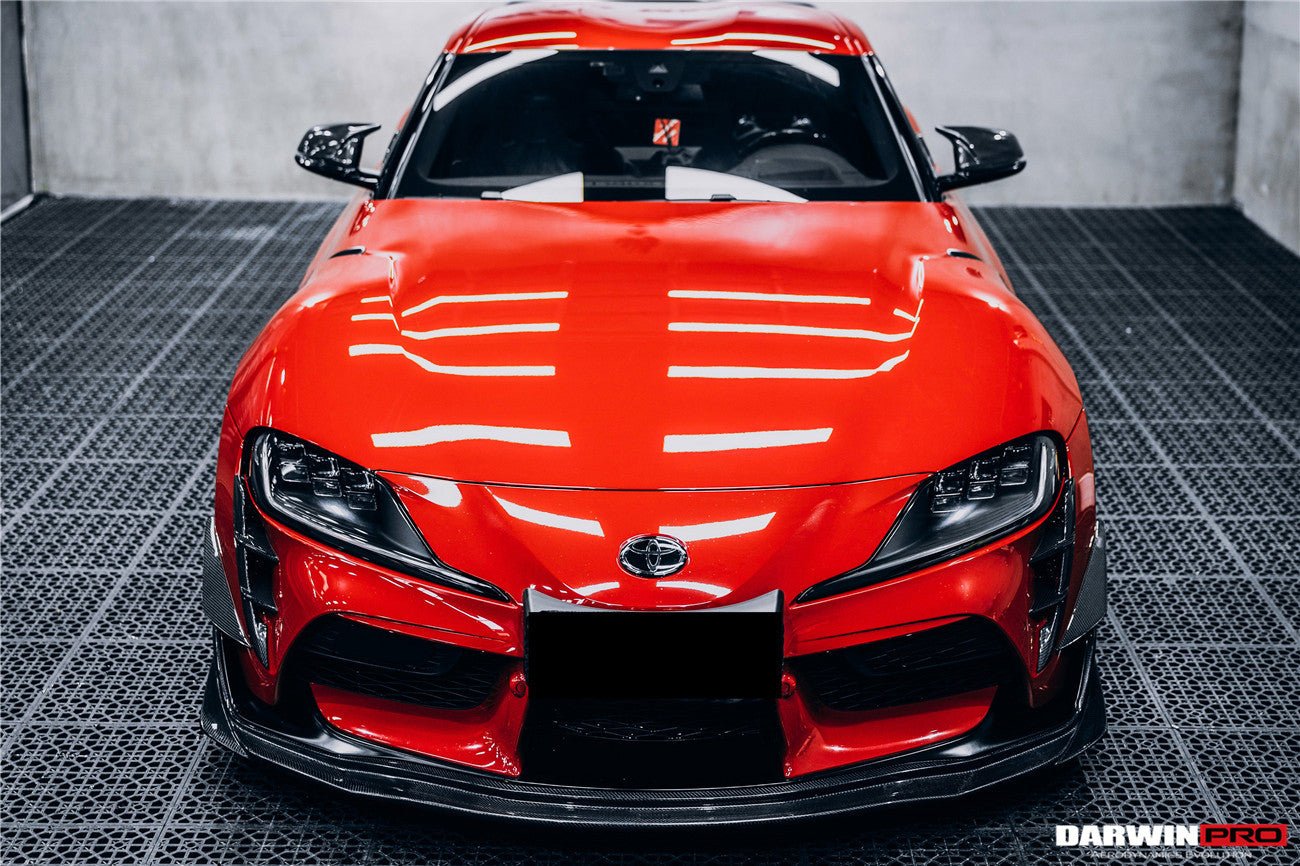 DARWINPRO - TOYOTA GR SUPRA (J29/DB) A90 A91 BKSS STYLE CARBON FIBRE FRONT CANARDS