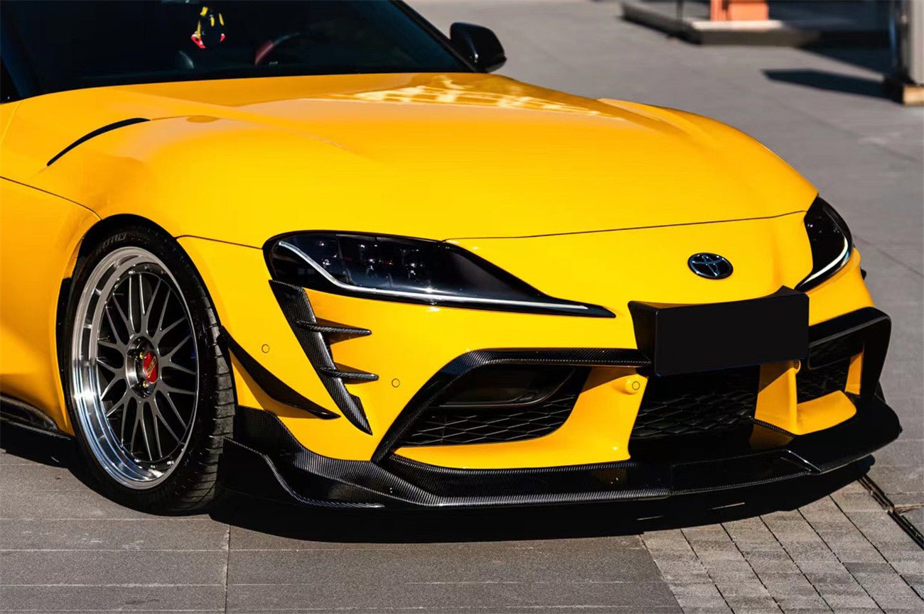 DARWINPRO - TOYOTA GR SUPRA (J29/DB) A90 A91 BKSS STYLE CARBON FIBRE FRONT CANARDS