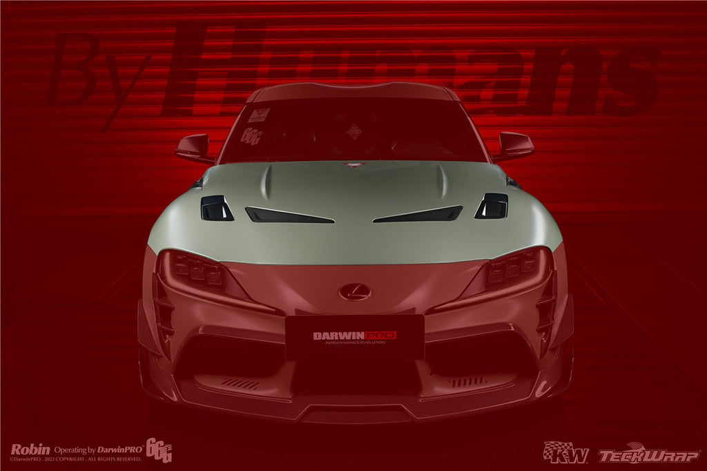 DARWINPRO - TOYOTA GR SUPRA  (J29/DB) A90 A91 BKSS STYLE CARBON FIBRE HOOD BONNET