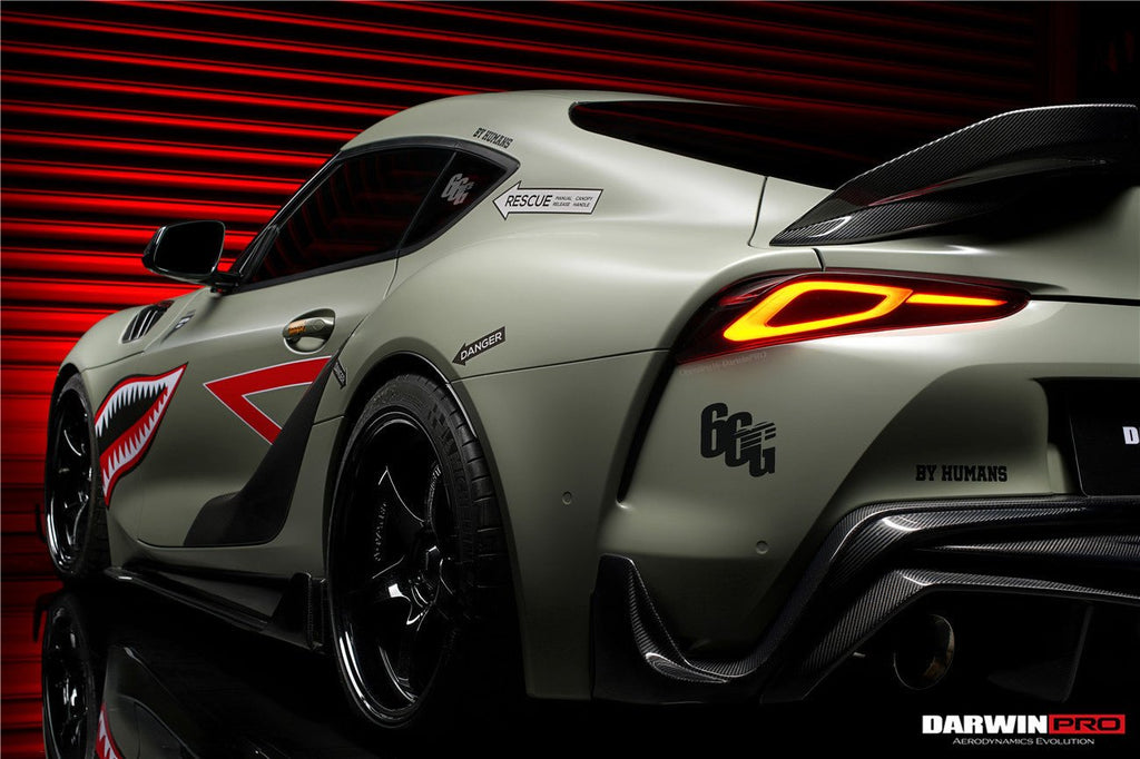 DARWINPRO - TOYOTA GR SUPRA (J29/DB) A90 A91 BKSS STYLE CARBON FIBRE REAR DIFFUSER