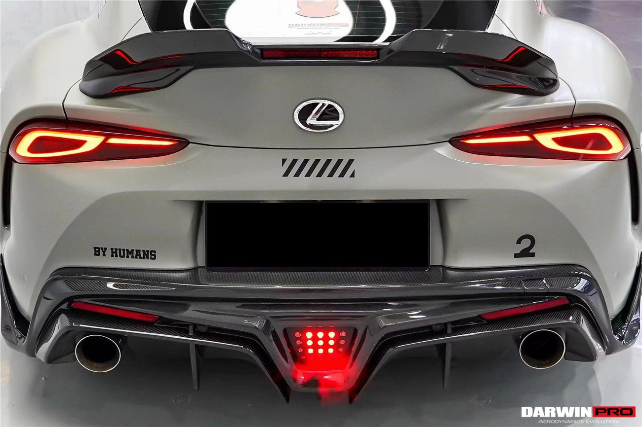 DARWINPRO - TOYOTA GR SUPRA (J29/DB) A90 A91 BKSS STYLE CARBON FIBRE REAR DIFFUSER