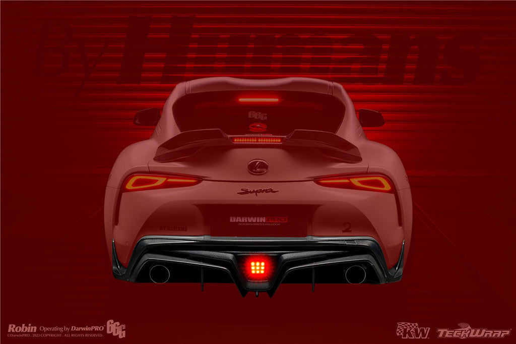 DARWINPRO - TOYOTA GR SUPRA (J29/DB) A90 A91 BKSS STYLE CARBON FIBRE REAR DIFFUSER