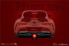 DARWINPRO - TOYOTA GR SUPRA (J29/DB) A90 A91 BKSS STYLE CARBON FIBRE REAR DIFFUSER