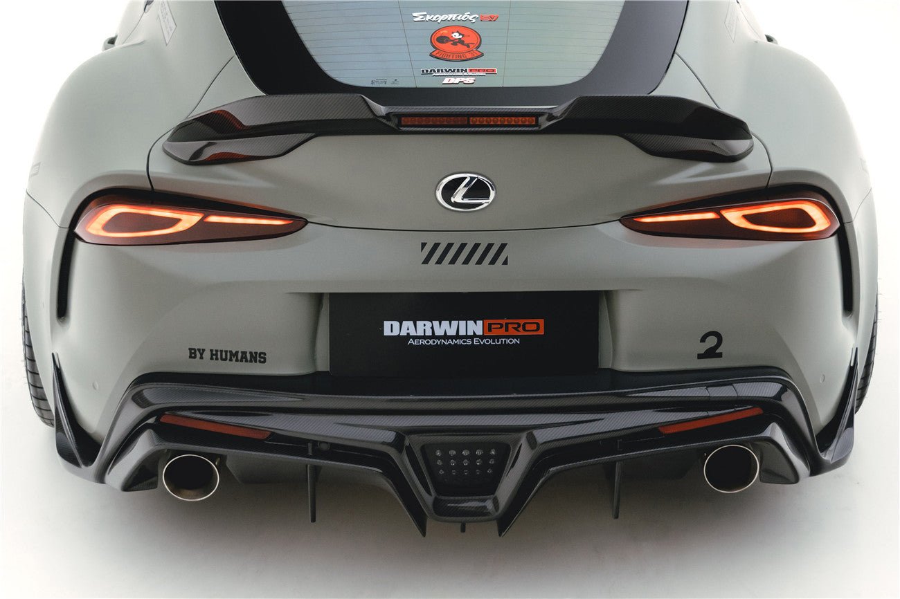 DARWINPRO - TOYOTA GR SUPRA (J29/DB) A90 A91 BKSS STYLE CARBON FIBRE REAR DIFFUSER