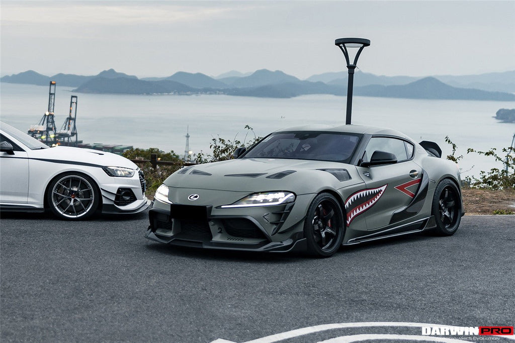 DARWINPRO - TOYOTA GR SUPRA  (J29/DB) A90 A91 BKSS STYLE CARBON FIBRE SIDE SKIRTS