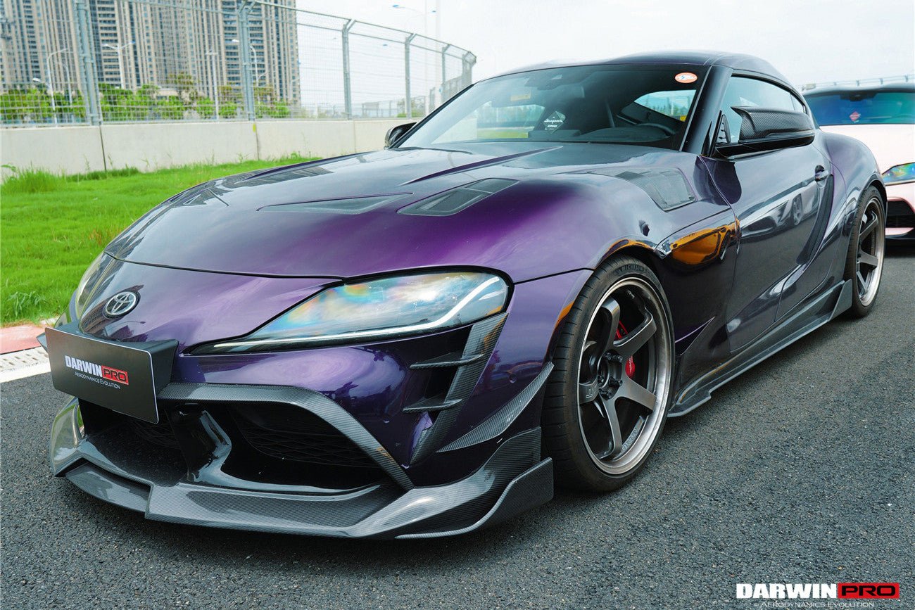 DARWINPRO - TOYOTA GR SUPRA  (J29/DB) A90 A91 BKSS STYLE CARBON FIBRE SIDE SKIRTS