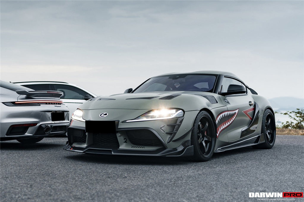 DARWINPRO - TOYOTA GR SUPRA  (J29/DB) A90 A91 BKSS STYLE CARBON FIBRE SIDE SKIRTS