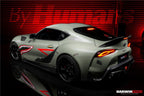 DARWINPRO - TOYOTA GR SUPRA (J29/DB) A90 A91 BKSS STYLE CARBON FIBRE TRUNK SPOILER WITH LED LIGHT