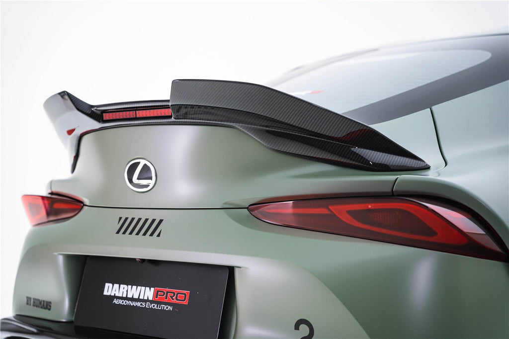 DARWINPRO - TOYOTA GR SUPRA (J29/DB) A90 A91 BKSS STYLE CARBON FIBRE TRUNK SPOILER WITH LED LIGHT
