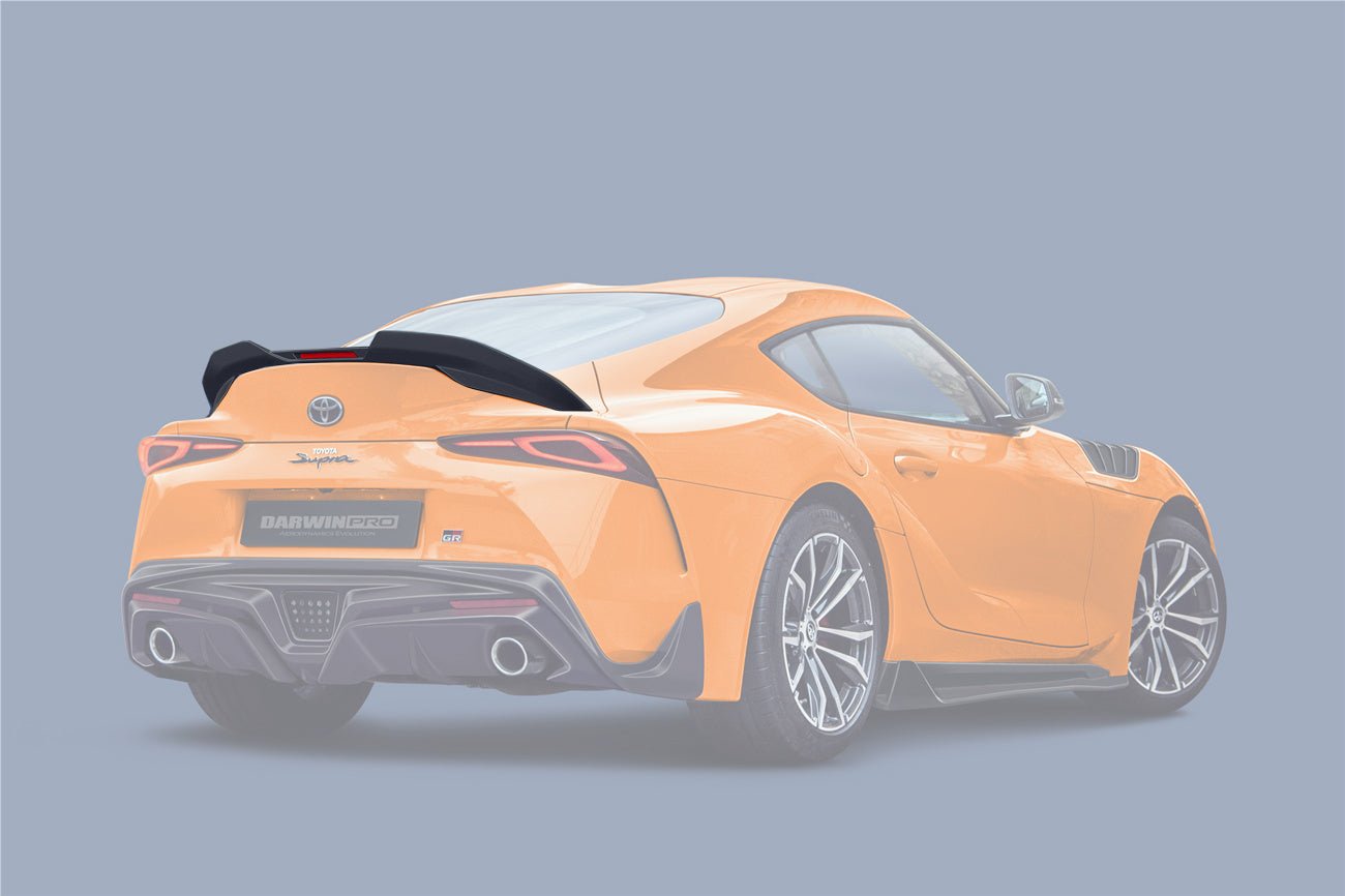 DARWINPRO - TOYOTA GR SUPRA (J29/DB) A90 A91 BKSS STYLE CARBON FIBRE TRUNK SPOILER WITH LED LIGHT