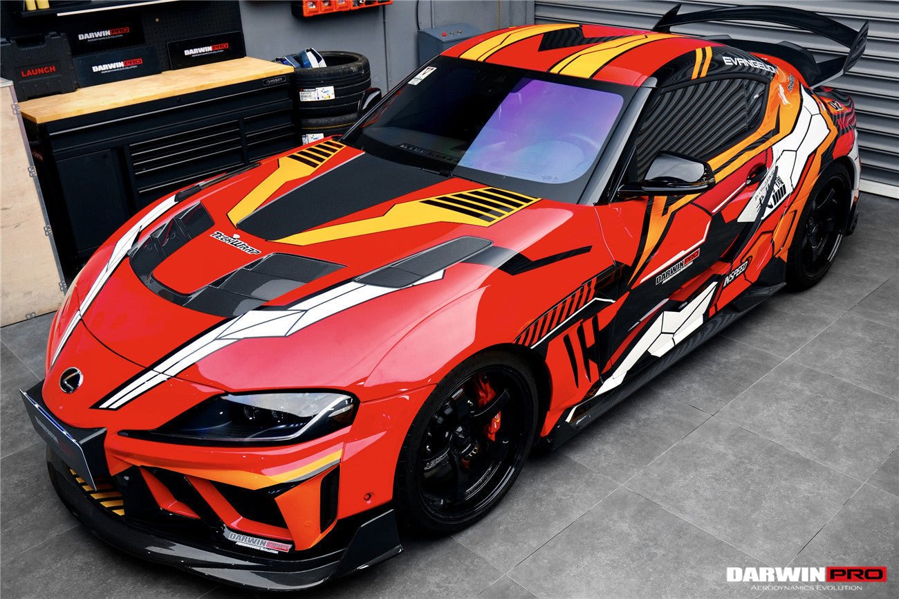 DARWINPRO - TOYOTA GR SUPRA (J29/DB) A90 A91 BKSSII STYLE CARBON FIBRE BONNET HOOD