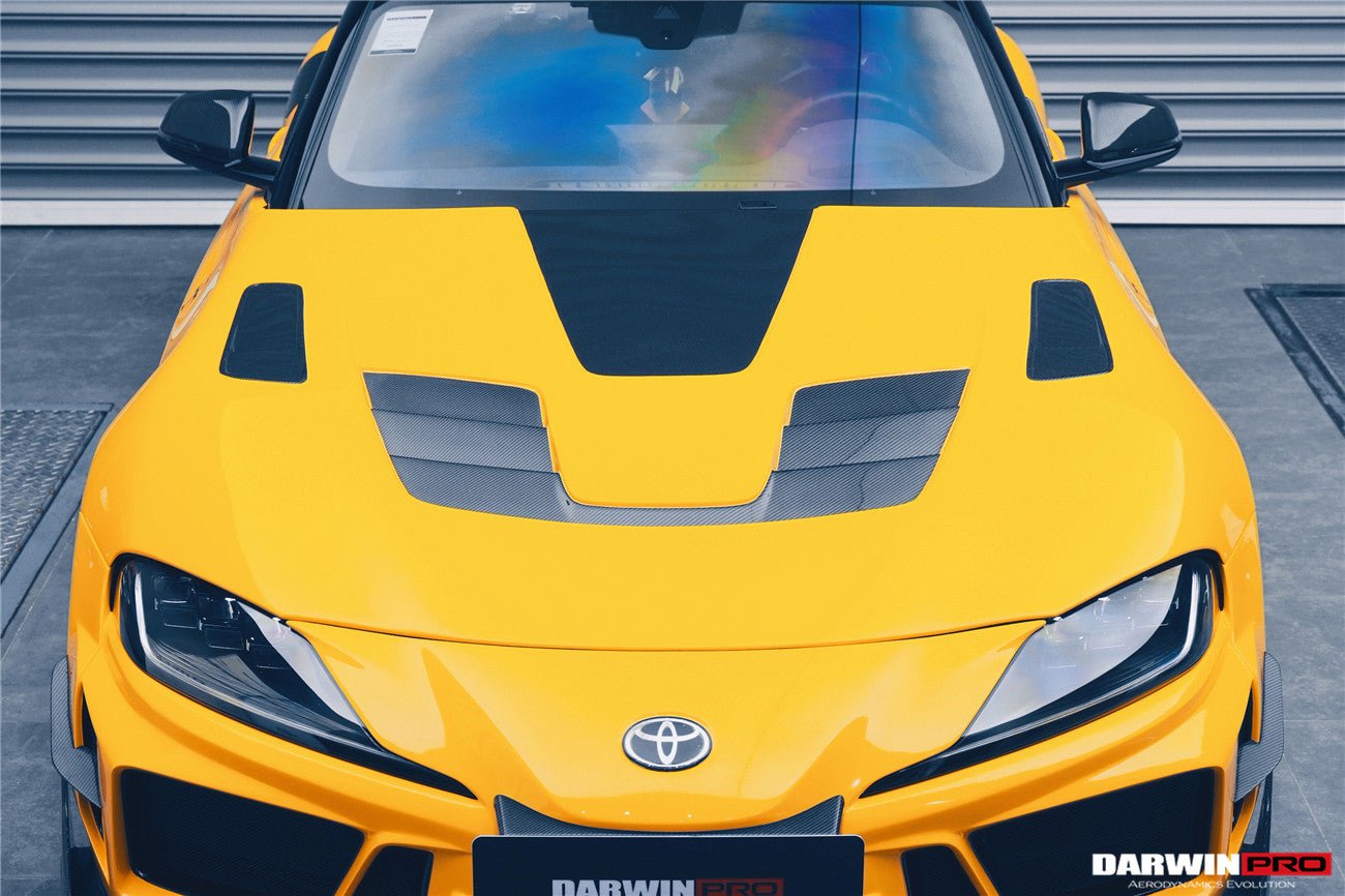 DARWINPRO - TOYOTA GR SUPRA (J29/DB) A90 A91 BKSSII STYLE CARBON FIBRE BONNET HOOD