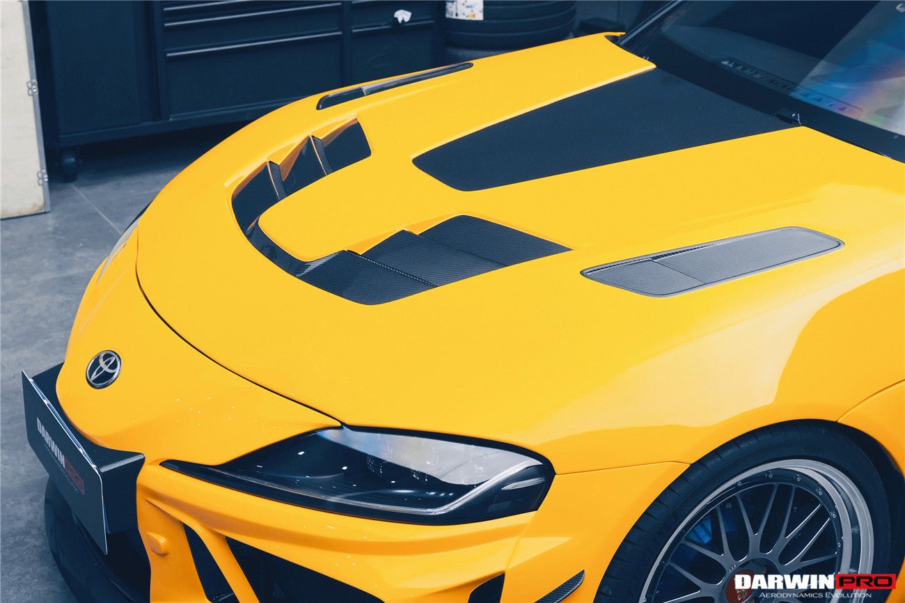 DARWINPRO - TOYOTA GR SUPRA (J29/DB) A90 A91 BKSSII STYLE CARBON FIBRE BONNET HOOD