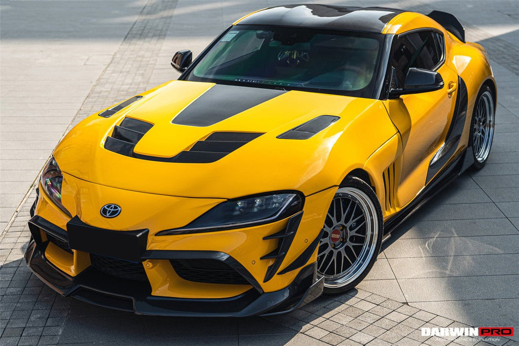 DARWINPRO - TOYOTA GR SUPRA (J29/DB) A90 A91 BKSSII STYLE CARBON FIBRE BONNET HOOD