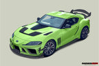 DARWINPRO - TOYOTA GR SUPRA  (J29/DB) A90 A91 BKSSII STYLE CARBON FIBRE WING SPOILER