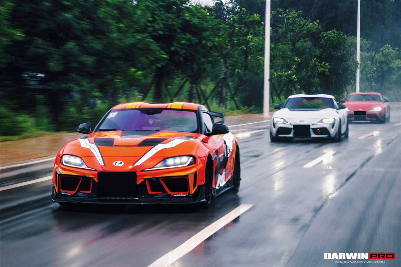 DARWINPRO - TOYOTA GR SUPRA (J29/DB) A90 A91 BKSSII STYLE PART CARBON FIBRE FULL WIDE BODY KIT