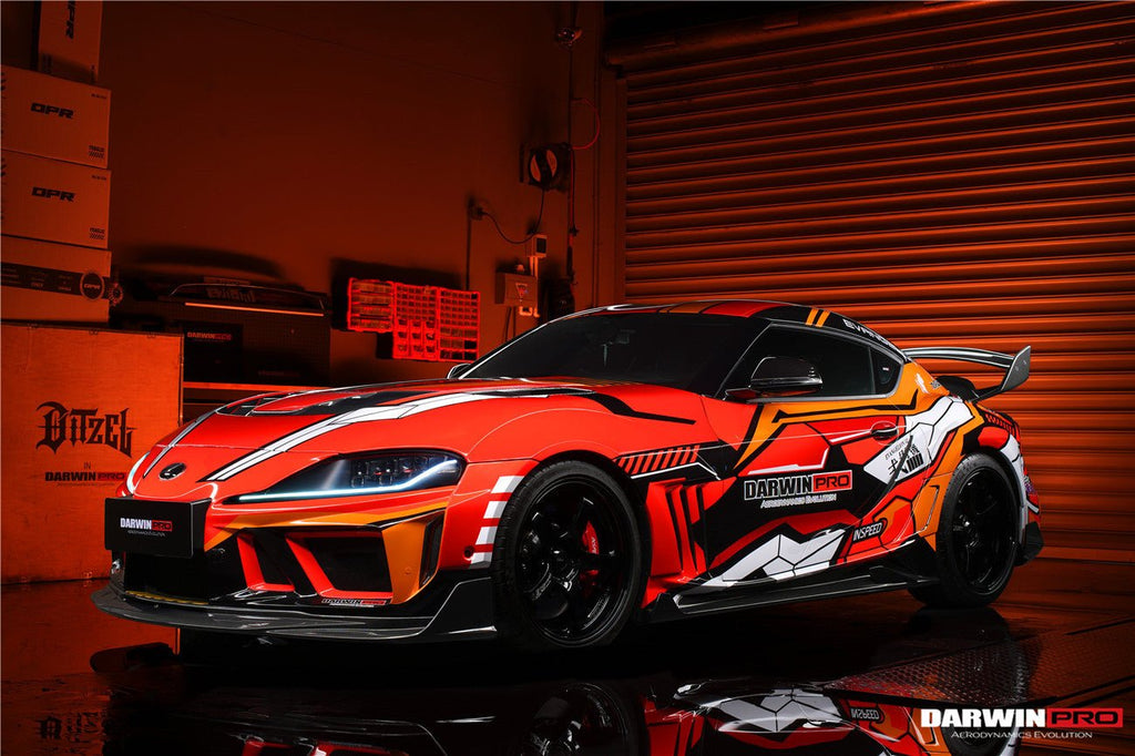 DARWINPRO - TOYOTA GR SUPRA (J29/DB) A90 A91 BKSSII STYLE PART CARBON FIBRE FULL WIDE BODY KIT