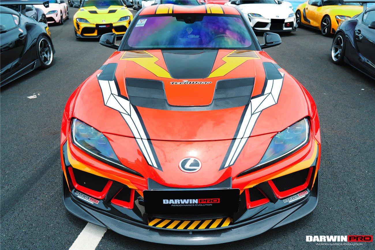 DARWINPRO - TOYOTA GR SUPRA (J29/DB) A90 A91 BKSSII STYLE PART CARBON FIBRE FULL WIDE BODY KIT