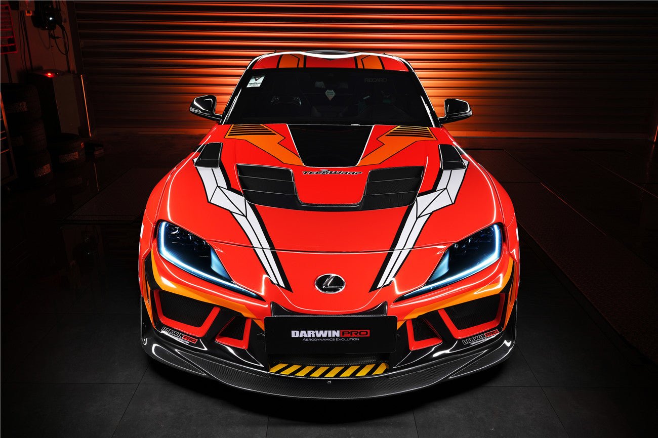 DARWINPRO - TOYOTA GR SUPRA (J29/DB) A90 A91 BKSSII STYLE PART CARBON FIBRE FULL WIDE BODY KIT