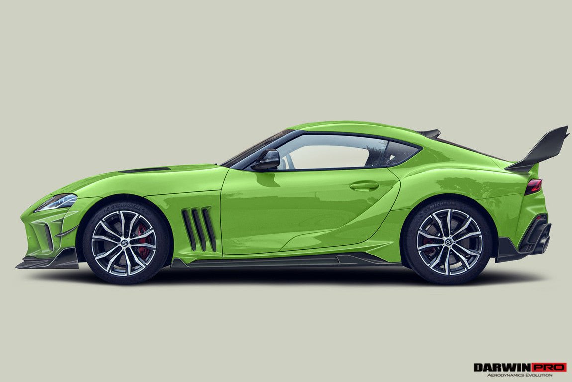 DARWINPRO - TOYOTA GR SUPRA (J29/DB) A90 A91 BKSSII STYLE PART CARBON FIBRE SIDE SKIRTS & FENDERS