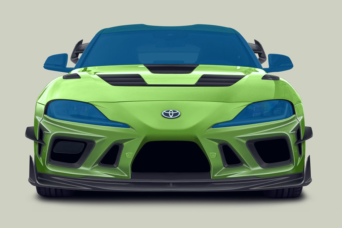 DARWINPRO - TOYOTA GR SUPRA (J29/DB) A90 A91 BKSSII STYLE PARTIAL CARBON FIBRE FRONT BUMPER