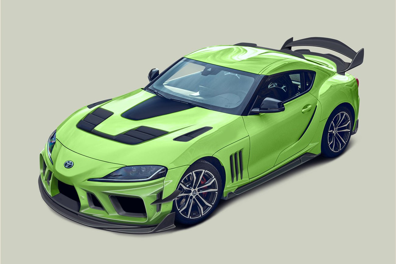 DARWINPRO - TOYOTA GR SUPRA (J29/DB) A90 A91 BKSSII STYLE PARTIAL CARBON FIBRE FRONT BUMPER