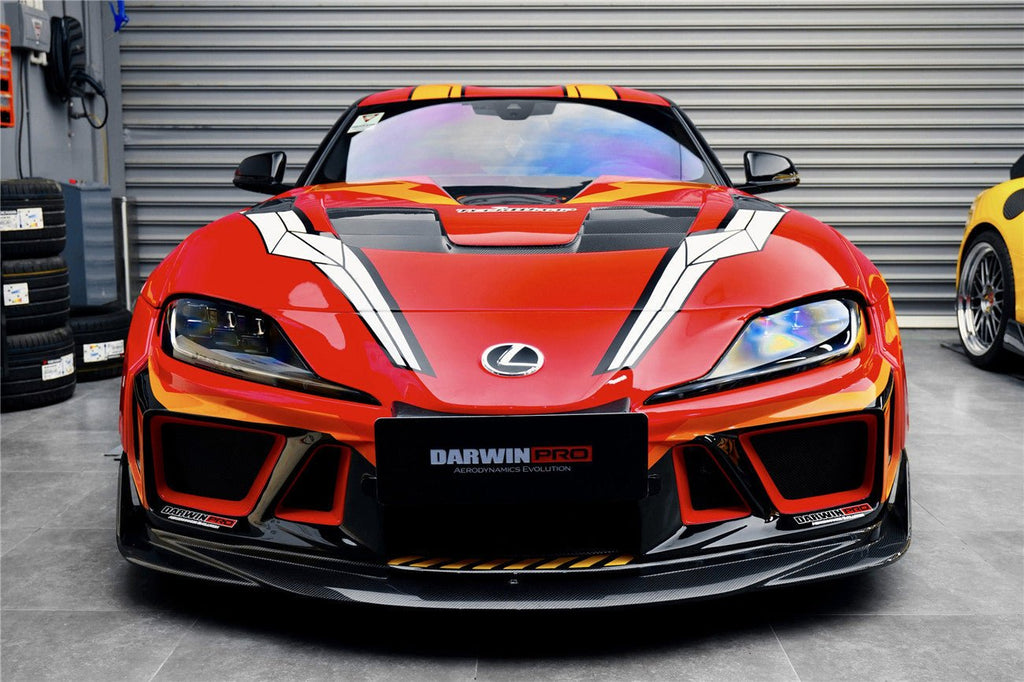 DARWINPRO - TOYOTA GR SUPRA (J29/DB) A90 A91 BKSSII STYLE PARTIAL CARBON FIBRE FRONT BUMPER