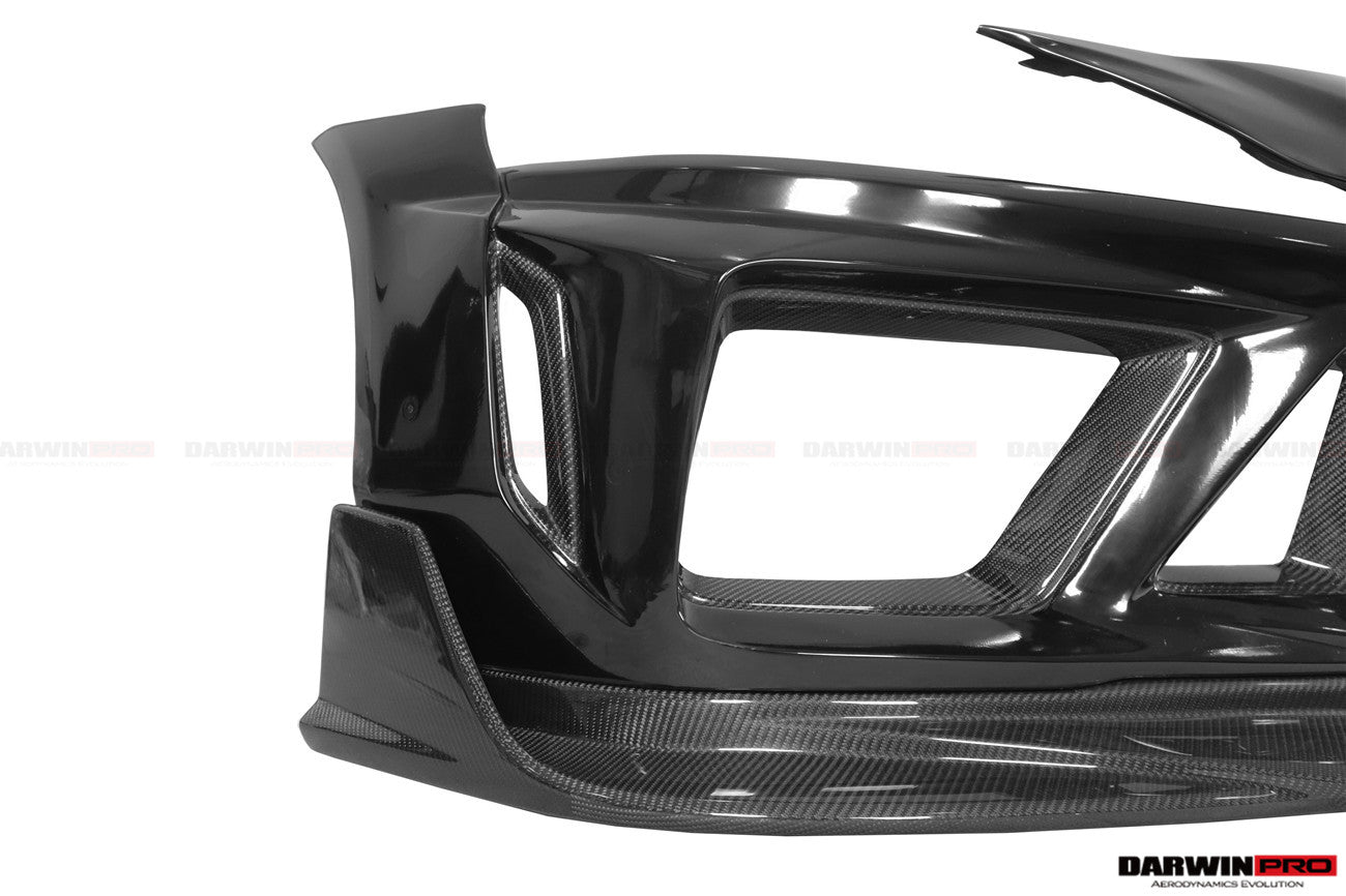 DARWINPRO - TOYOTA GR SUPRA (J29/DB) A90 A91 BKSSII STYLE PARTIAL CARBON FIBRE FRONT BUMPER