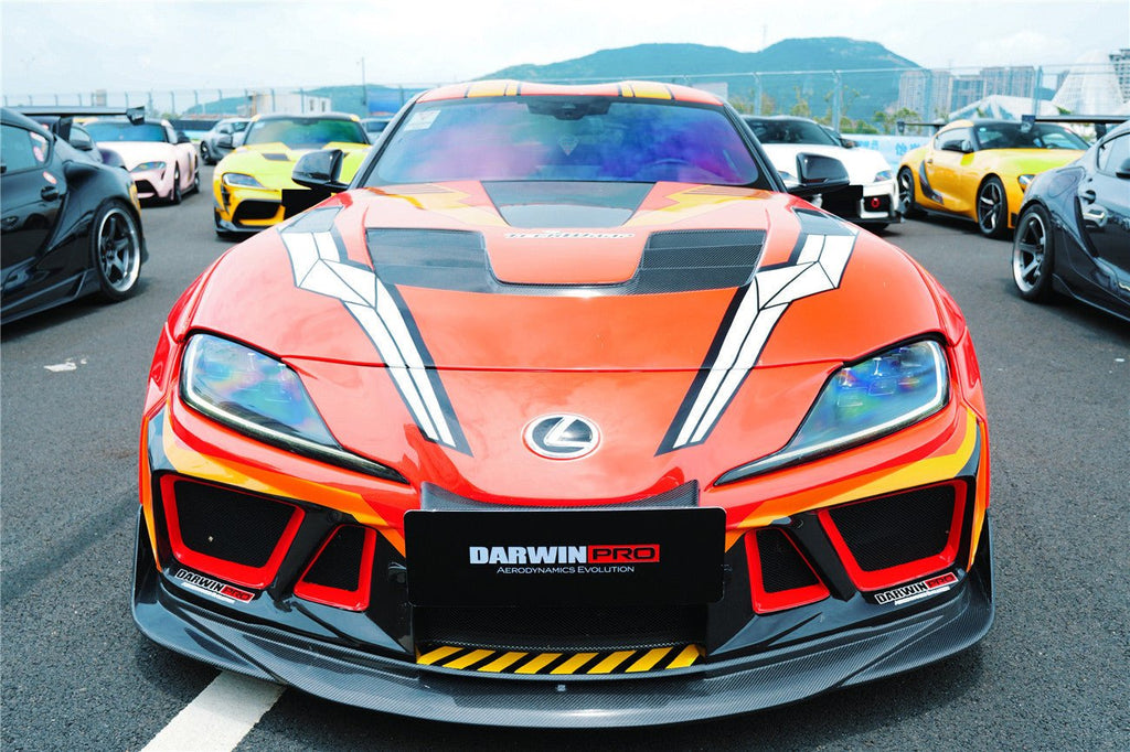 DARWINPRO - TOYOTA GR SUPRA (J29/DB) A90 A91 BKSSII STYLE PARTIAL CARBON FIBRE FRONT BUMPER