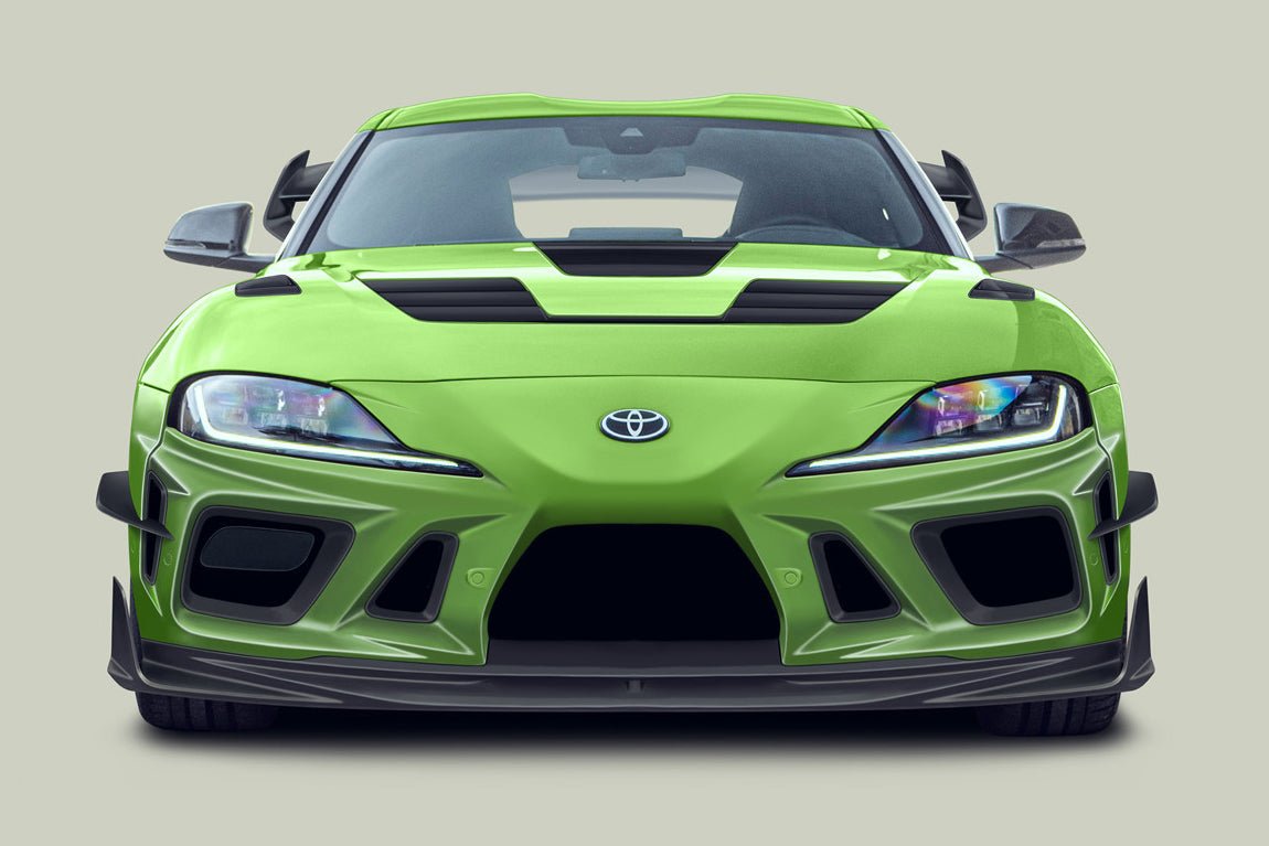 DARWINPRO - TOYOTA GR SUPRA (J29/DB) A90 A91 BKSSII STYLE PARTIAL CARBON FIBRE FRONT BUMPER