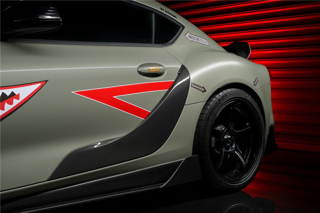 DARWINPRO - TOYOTA GR SUPRA  (J29/DB) A90 A91 OEM STYLE CARBON FIBRE DOOR TRIM REPLACEMENT